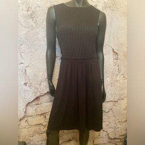 Gabby Skye Black Elastic Waist Dress